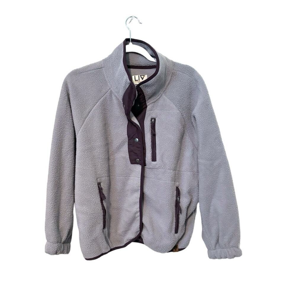 LIV Purple Fleece Pullover